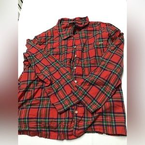 Vineyard vines plaid long sleeve button up women’s XL